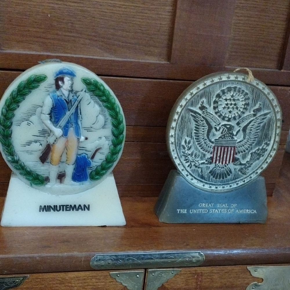 America's Heritage Hand-Painted Candle